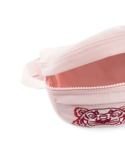 Shop Kenzo Tiger Head Belt Bag In Rosa