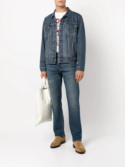 Shop Levi's Trucker Denim Jacket In Blue