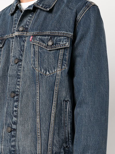 Shop Levi's Trucker Denim Jacket In Blue