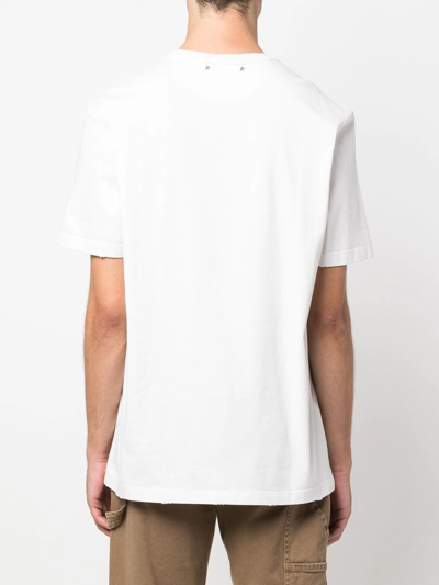 Golden Goose T-shirt In Weiss