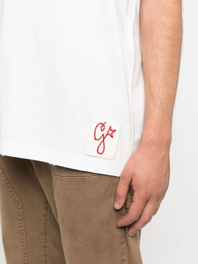 Golden Goose T-shirt In Weiss