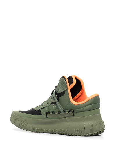 Shop Brand Black Rare Metal Ii Low-top Sneakers In Green