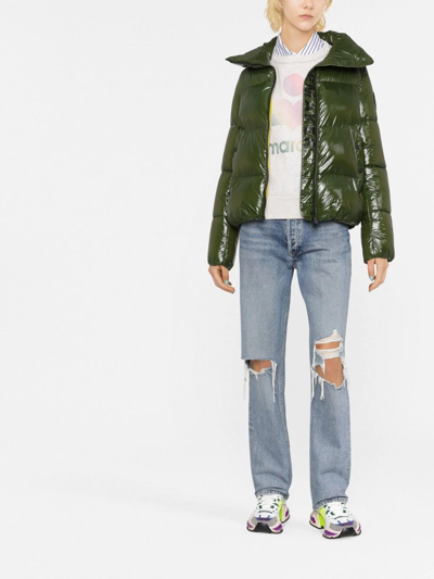 Save The Duck Isla Padded Jacket In Green