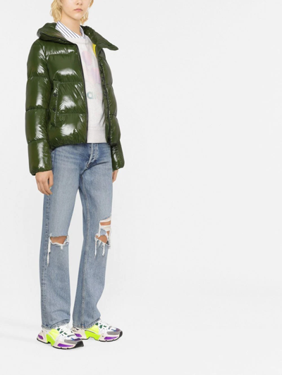 Save The Duck Isla Padded Jacket In Green