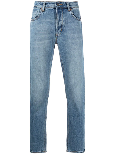 Shop Neuw Ray Straight-leg Jeans In Blau