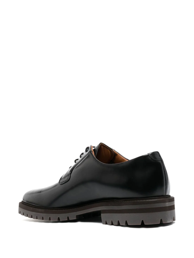 Shop Common Projects Leather Derby Shoes In Schwarz
