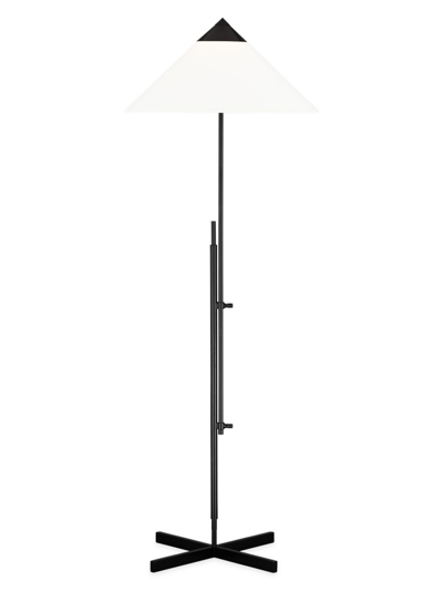 Shop Kelly Wearstler Visual Comfort Studio Floor Lamp In Deep Bronze