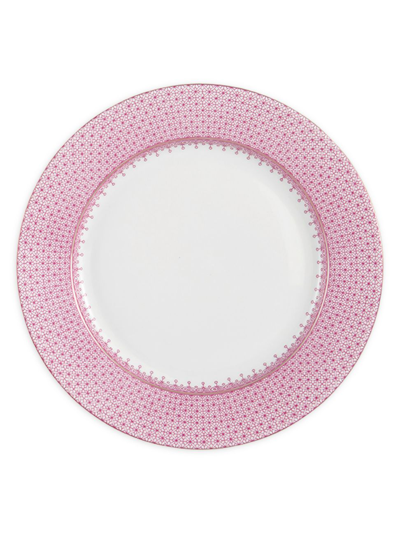 Shop Mottahedeh Pink Lace Dessert Plate