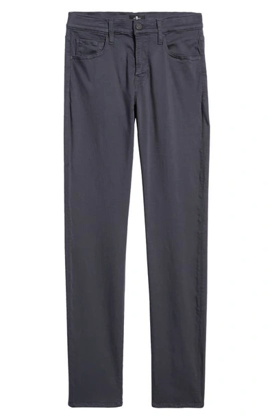 Shop 7 For All Mankind Slimmy Slim Fit Twill Five Pocket Pants In Stonegrey