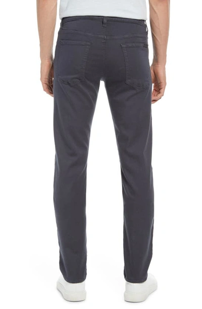 Shop 7 For All Mankind Slimmy Slim Fit Twill Five Pocket Pants In Stonegrey