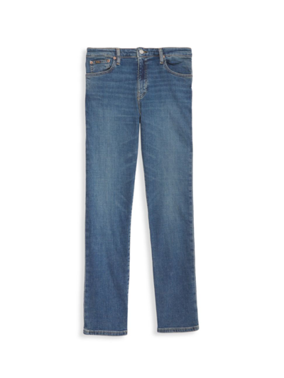 Shop Ralph Lauren Little Boy's Hampton Straight-leg Jeans In Wood Haven Wash