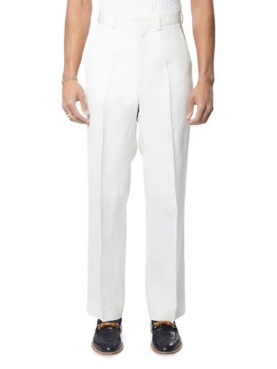 Shop Casablanca Men's Wide-leg Pants In Off White