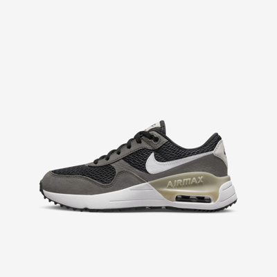 Shop Nike Air Max Systm Big Kids' Shoes In Dark Smoke Grey,flat Pewter,light Iron Ore,white