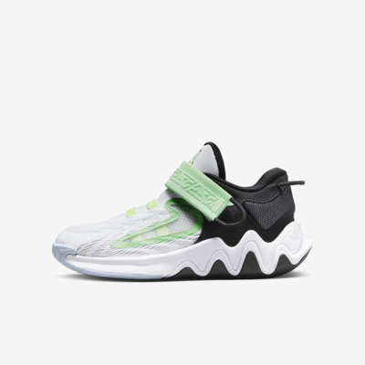 Shop Nike Giannis Immortality 2 Little Kids' Shoes In White,barely Volt,grey Fog,black
