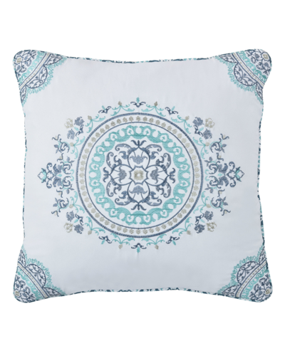Shop Royal Court Closeout!  Afton Decorative Pillow, 16" X 16" In Blue