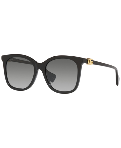 Shop Gucci Women's Sunglasses, Gg1071s 55 In Black