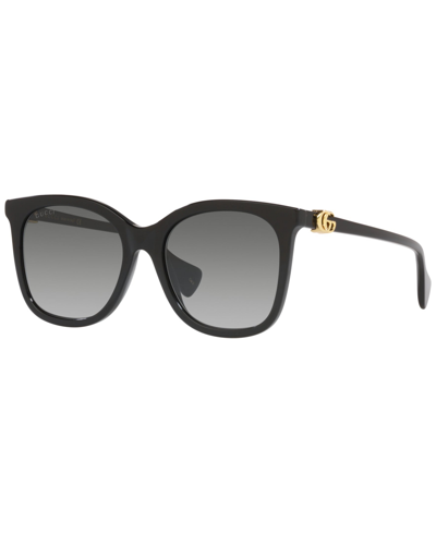 Gucci Womens Black Gg1071s Square-frame Acetate Sunglasses In Black
