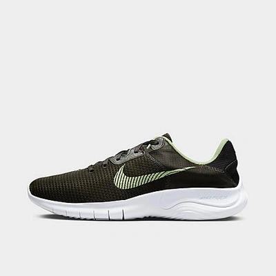 Nike Men's Flex Experience Run 11 Running Shoes (extra Wide) In Sequoia/honeydew/black/white