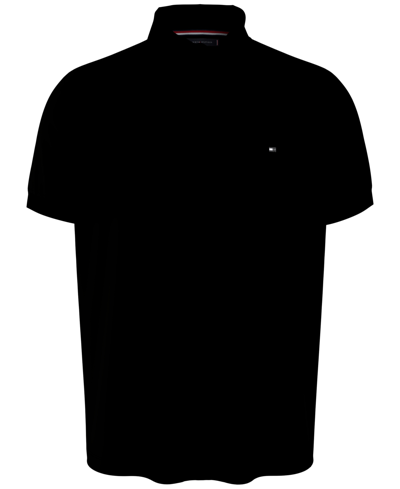 Shop Tommy Hilfiger Men's 1985 Slim Fit Polo Shirt In Black