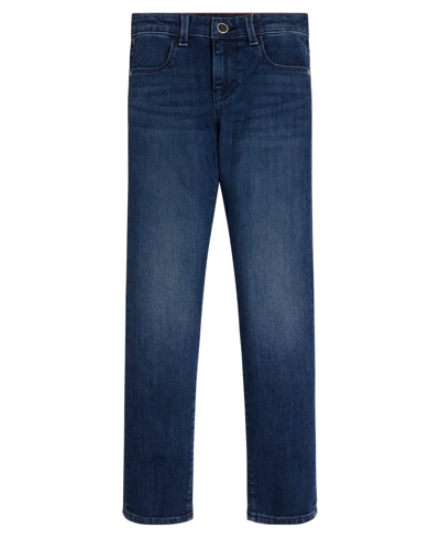 Shop Guess Big Boys Five-pocket Stretch Denim Skinny Jeans In Blue/black/zircon Wash