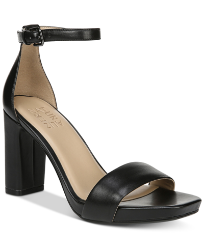 Shop Naturalizer Joy Dress Ankle Strap Sandals Women's Shoes In Black
