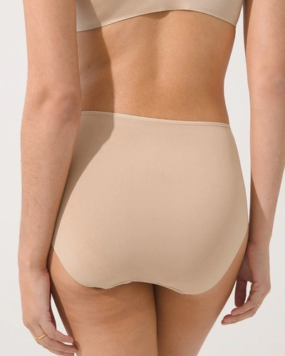 Soma Vanishing Tummy High-leg Shaping Brief In Clay Rose
