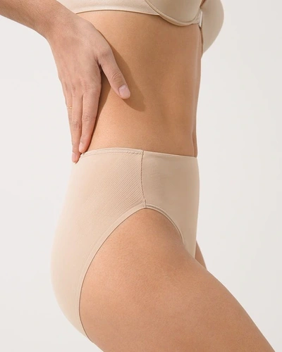 Soma Vanishing Tummy High-leg Shaping Brief In Clay Rose