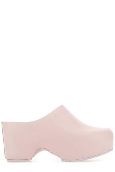 Shop Givenchy Logo Debossed Slip In Pink