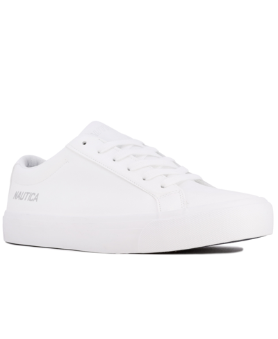Shop Nautica Men's Houghton Sneakers In White