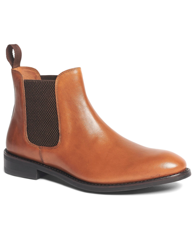 Shop Anthony Veer Men's Jefferson Chelsea Leather Pull Up Boots In Tan