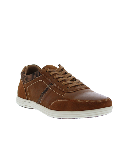 Shop English Laundry Men's Seb Lace Up Fashion Sneakers In Cognac