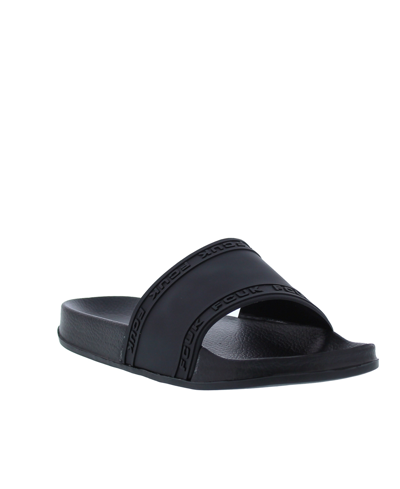 Shop French Connection Men's Fitch Slip On Slide Sandals In Black