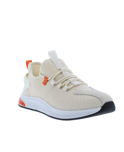 Shop French Connection Men's Braylon Lace Up Athletic Sneakers In Off White