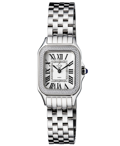 Gevril Women's Milan Swiss Quartz Silver-tone Stainless Steel Bracelet Watch 27.5mm In Silver-tone