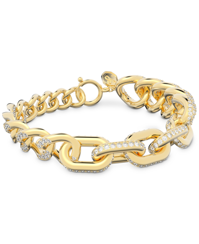 Shop Swarovski Gold-tone Crystal Dextera Bracelet