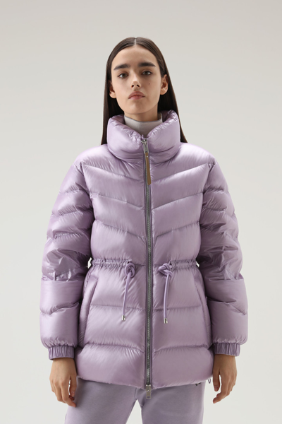 Shop Woolrich Women Lilac Down Size S