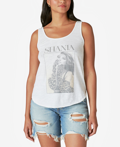 Shop Lucky Brand Women's Shania Tank Top In Bright White