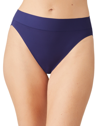 Shop Wacoal Women's At Ease High-cut Brief Underwear 871308 In Eclipse