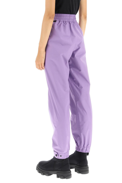 Shop Moncler Gore-tex Paclite Sporty Trousers In Purple