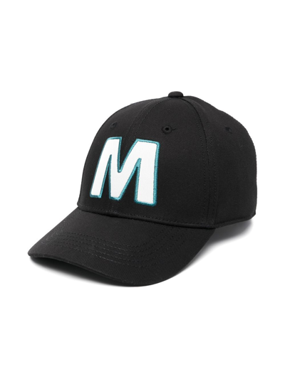Shop Marni Logo Embroidered Cap In Black