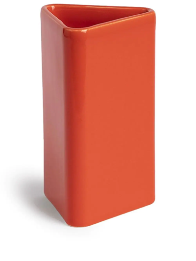 Shop Raawii Small Canvas Vase In Red