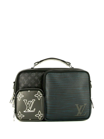 Pre-owned Louis Vuitton 经典logo两用限量手提包（2020年典藏款） In Black