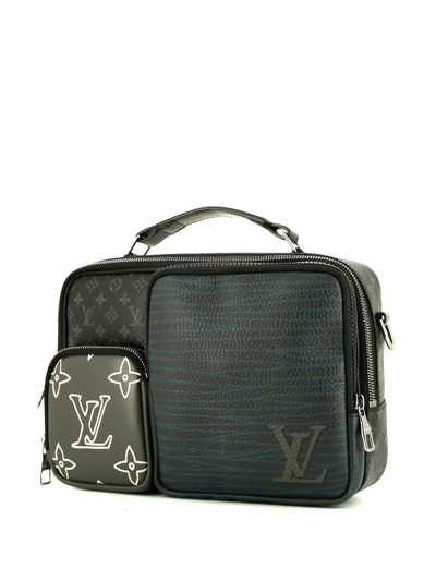 Pre-owned Louis Vuitton 经典logo两用限量手提包（2020年典藏款） In Black