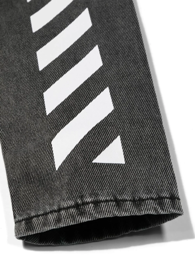 DRAG-STRIPE 中腰牛仔裤