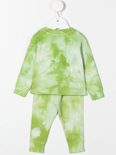 Shop Studio Clay Benji Tie-dye Tracksuit In Green