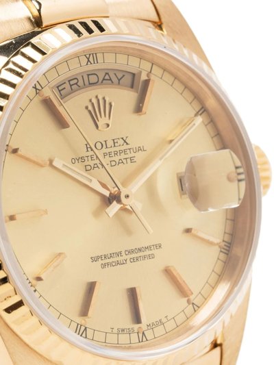 Pre-owned Rolex 1986  Day-date 36mm In Gold