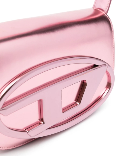 Diesel 1dr Metallic Shoulder Bag In Pink