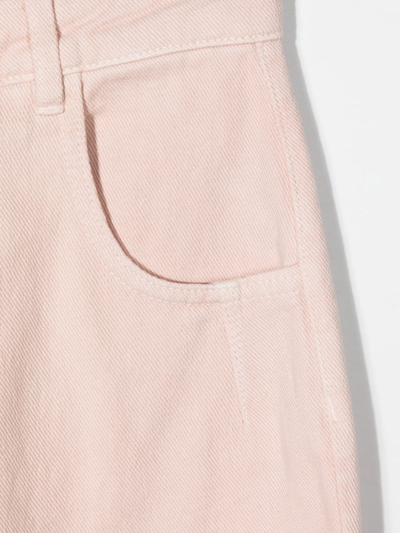Shop Eleventy Tapered-leg Jeans In Pink