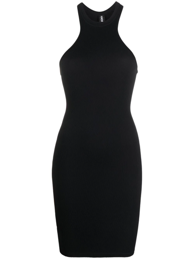 Shop Andreädamo Cut-out Bodycon Dress In Black