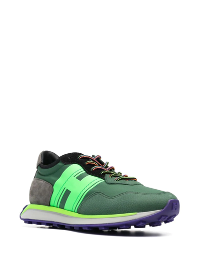 Hogan H607 Allacciato H Fluo In Green